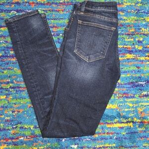 Miss Me Dark Wash skinny mid-rise style‎ M1001S37. Size 25/29L great condition.